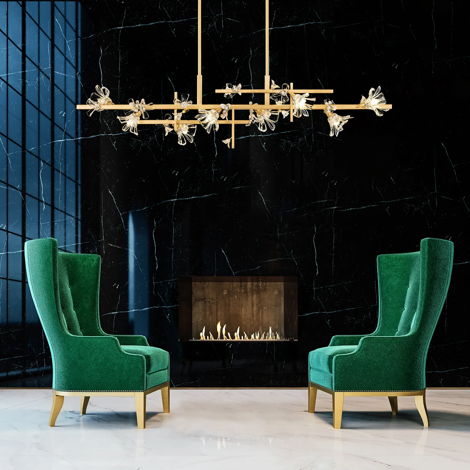 Fine Art Azu 65" Linear Pendant - Image 6