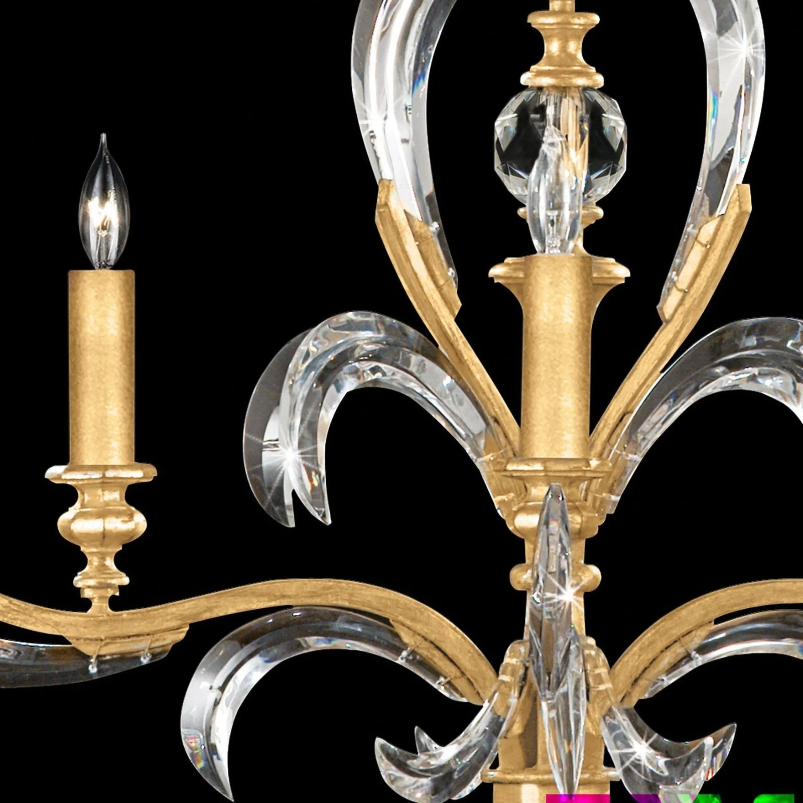Fine Art Beveled Arcs 28" Chandelier - Image 3