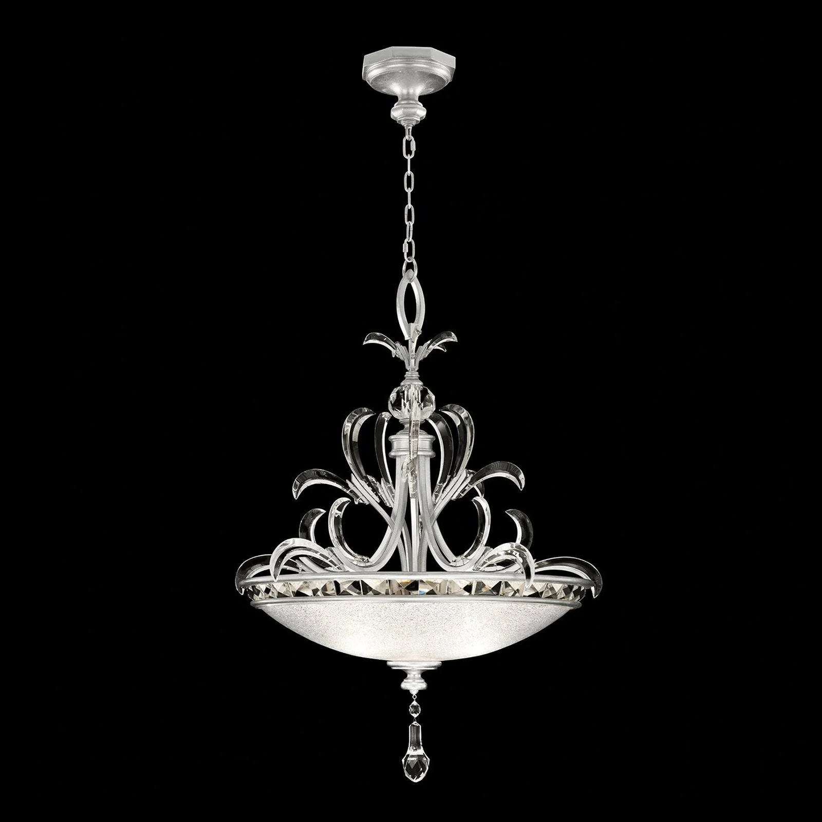 Fine Art Beveled Arcs 32" Pendant - Image 4