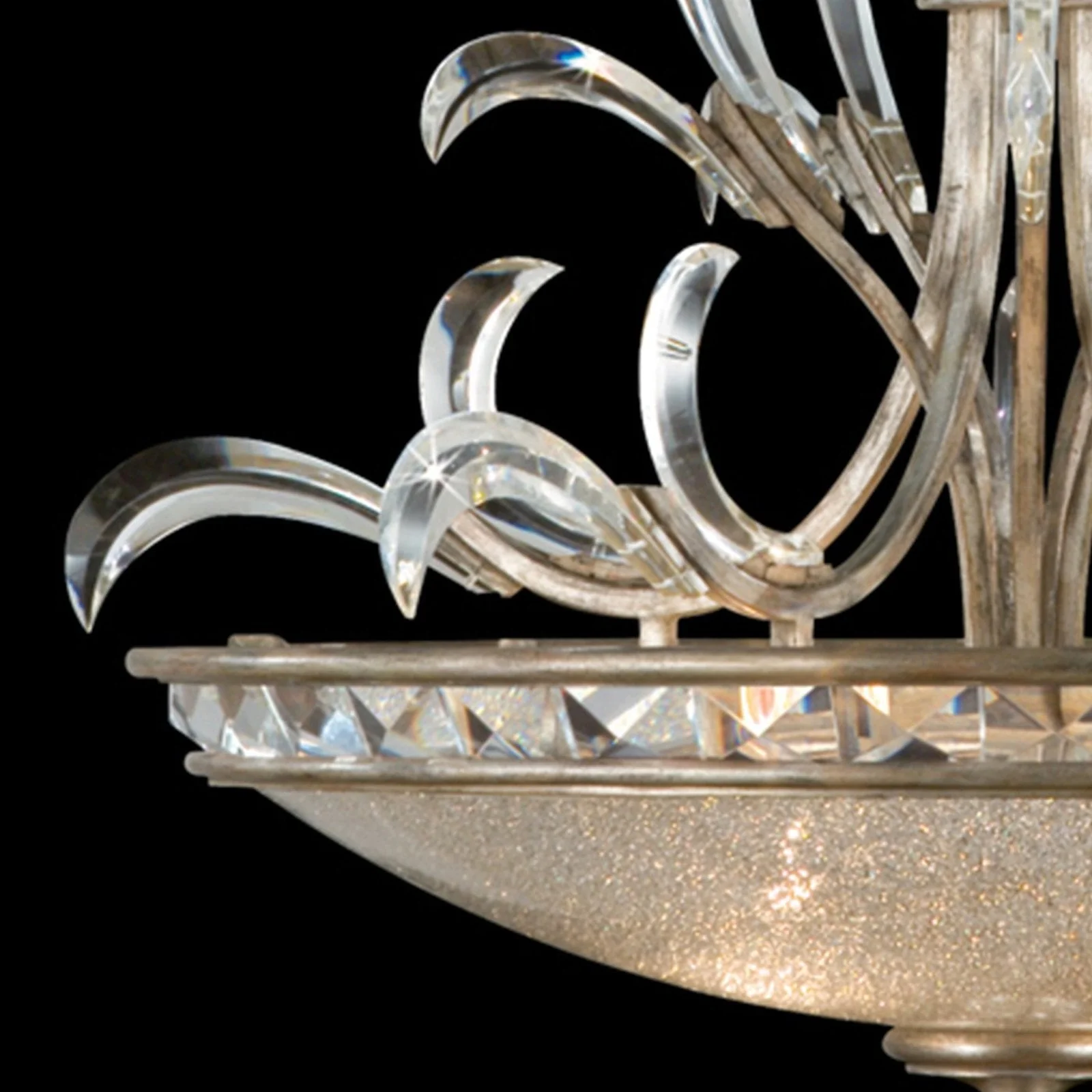 Fine Art Beveled Arcs 32" Pendant - Image 8