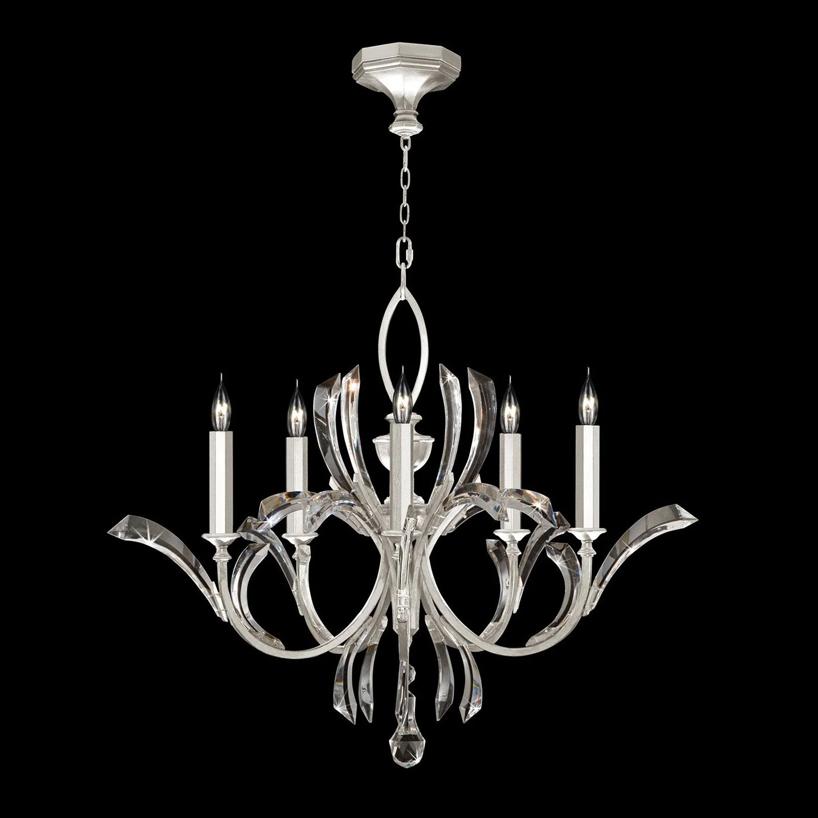 Fine Art Beveled Arcs 36" Chandelier - Image 4