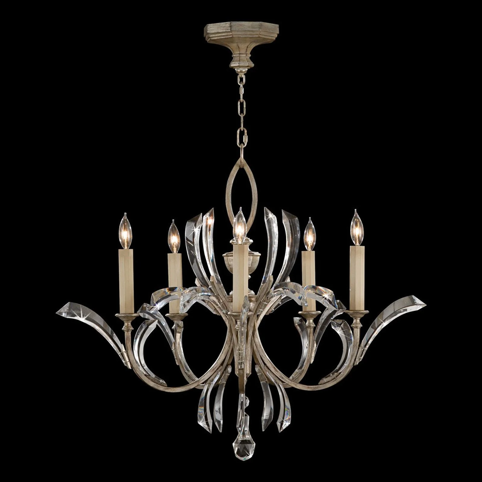 Fine Art Beveled Arcs 36" Chandelier - Image 7