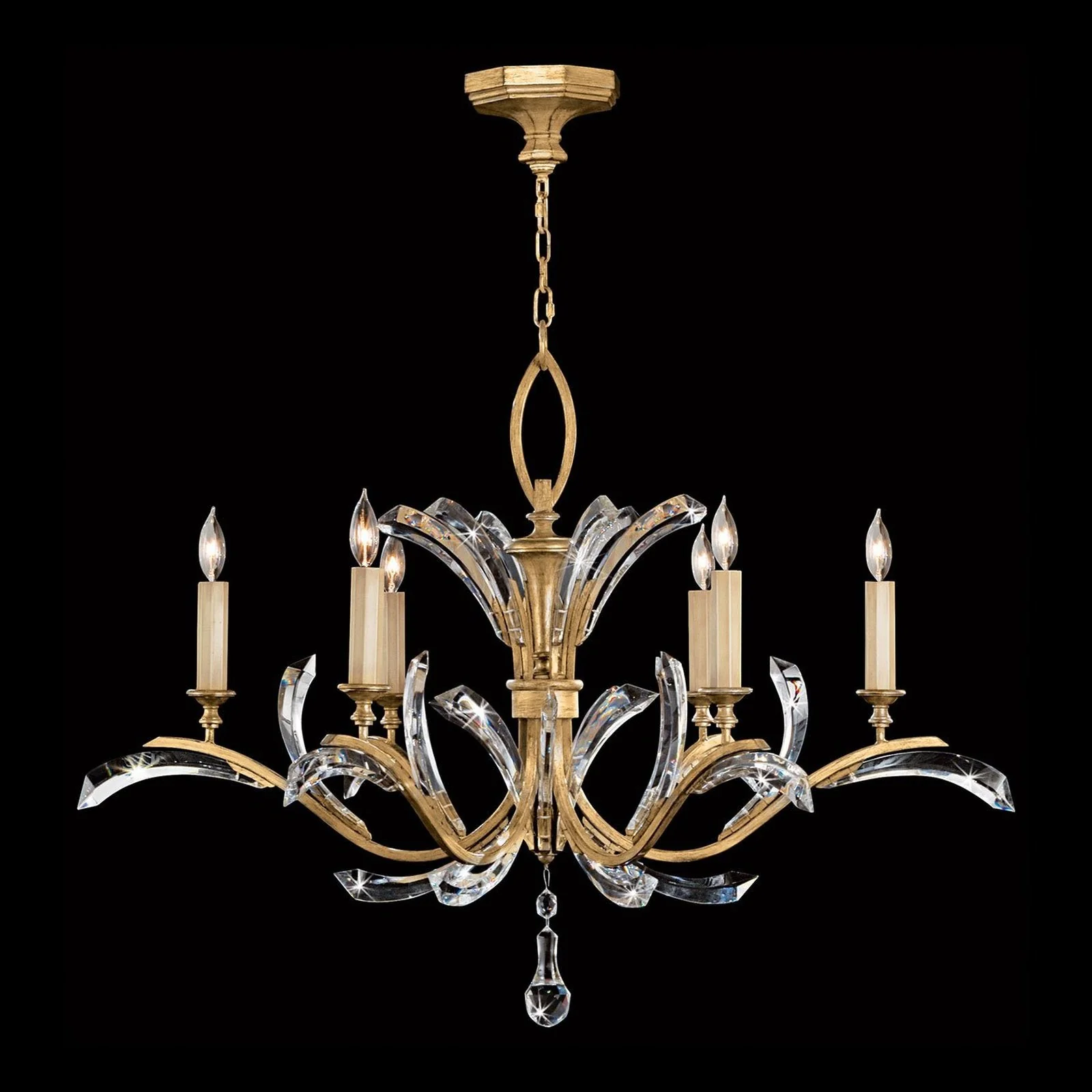 Fine Art Beveled Arcs 42" Chandelier - Image 10