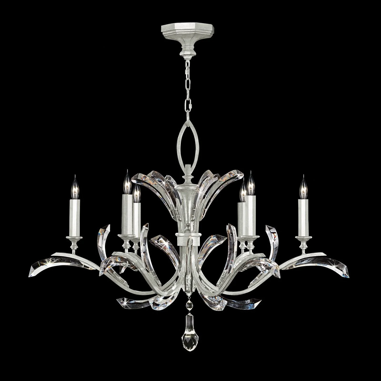 Fine Art Beveled Arcs 42" Chandelier - Image 4