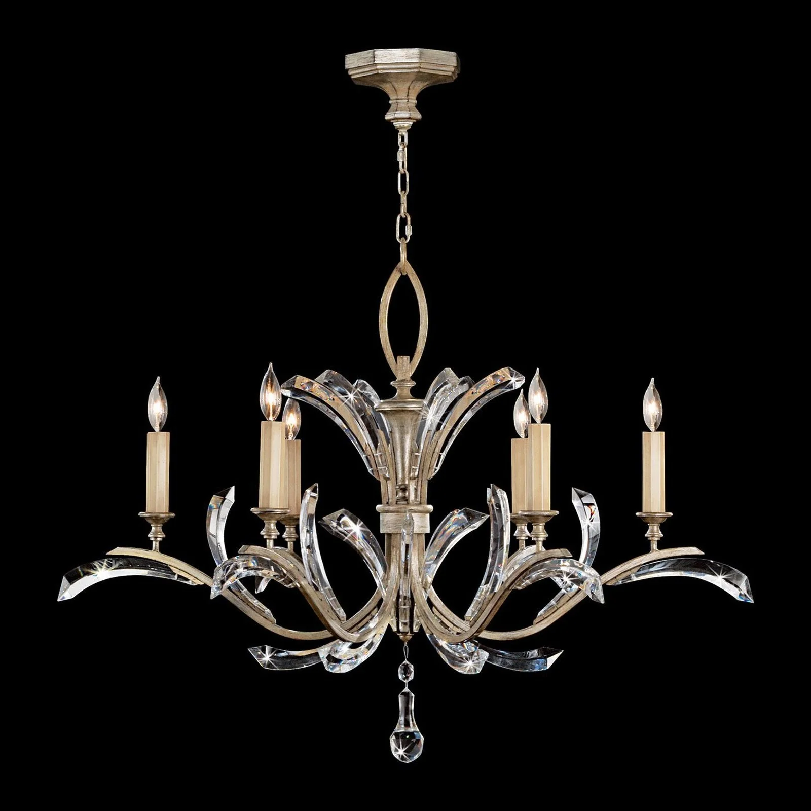 Fine Art Beveled Arcs 42" Chandelier - Image 7