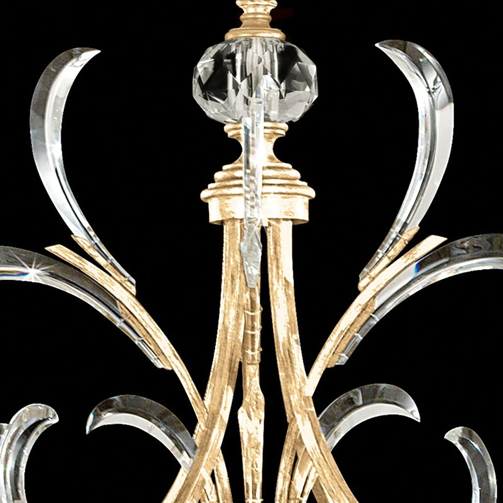 Fine Art Beveled Arcs 44" Pendant - Image 3