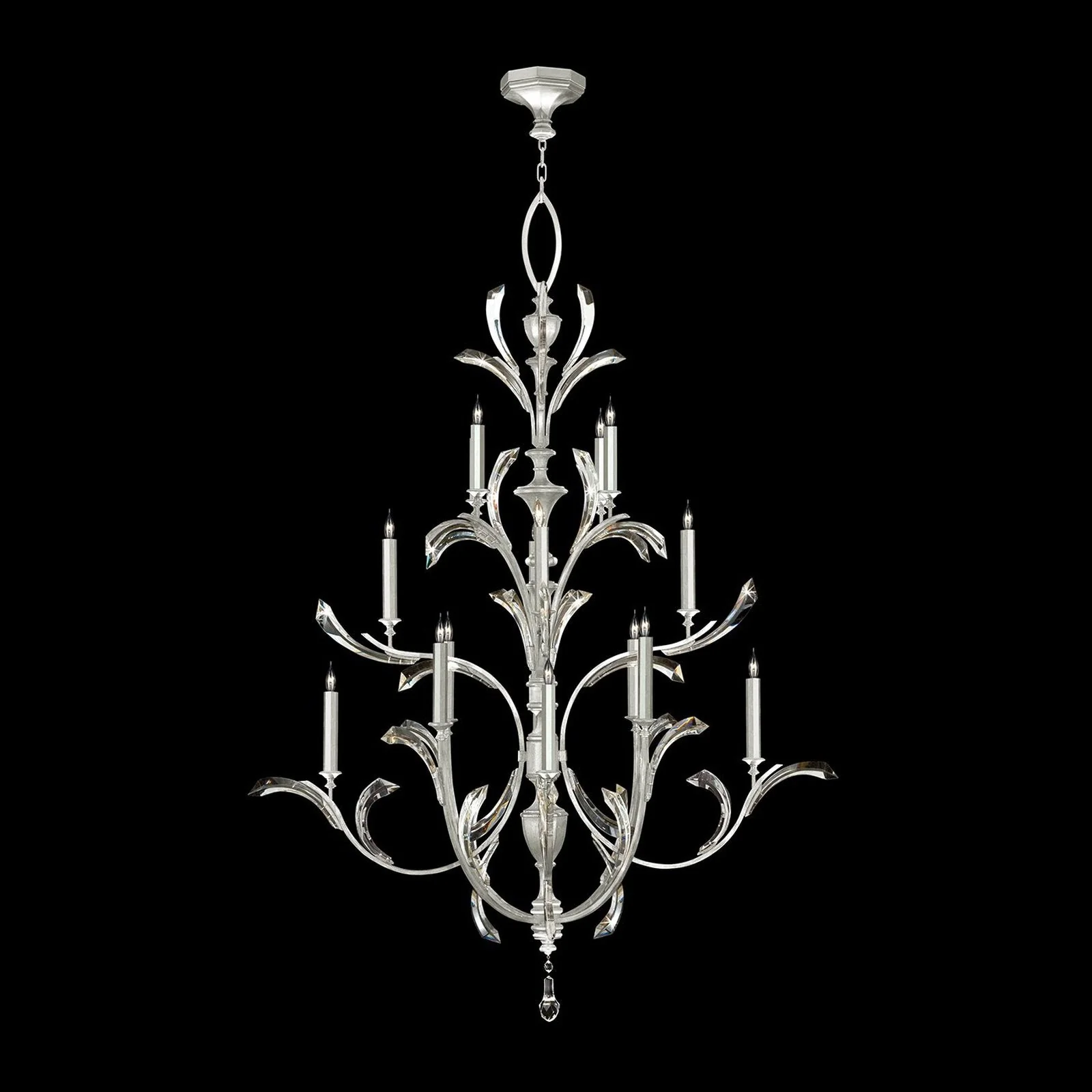 Fine Art Beveled Arcs 56" Chandelier - Image 4