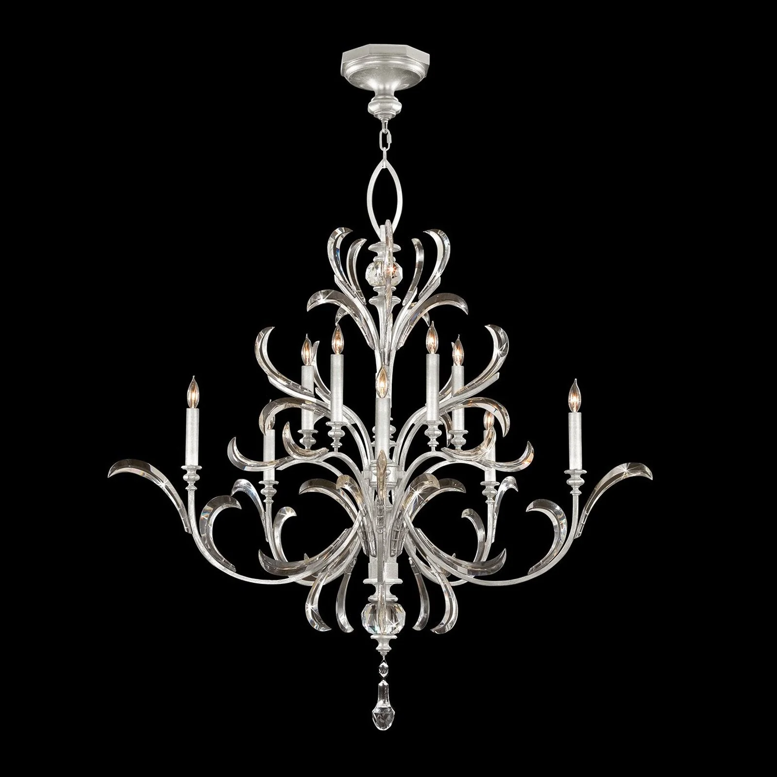 Fine Art Beveled Arcs 56" Round Chandelier - Image 4