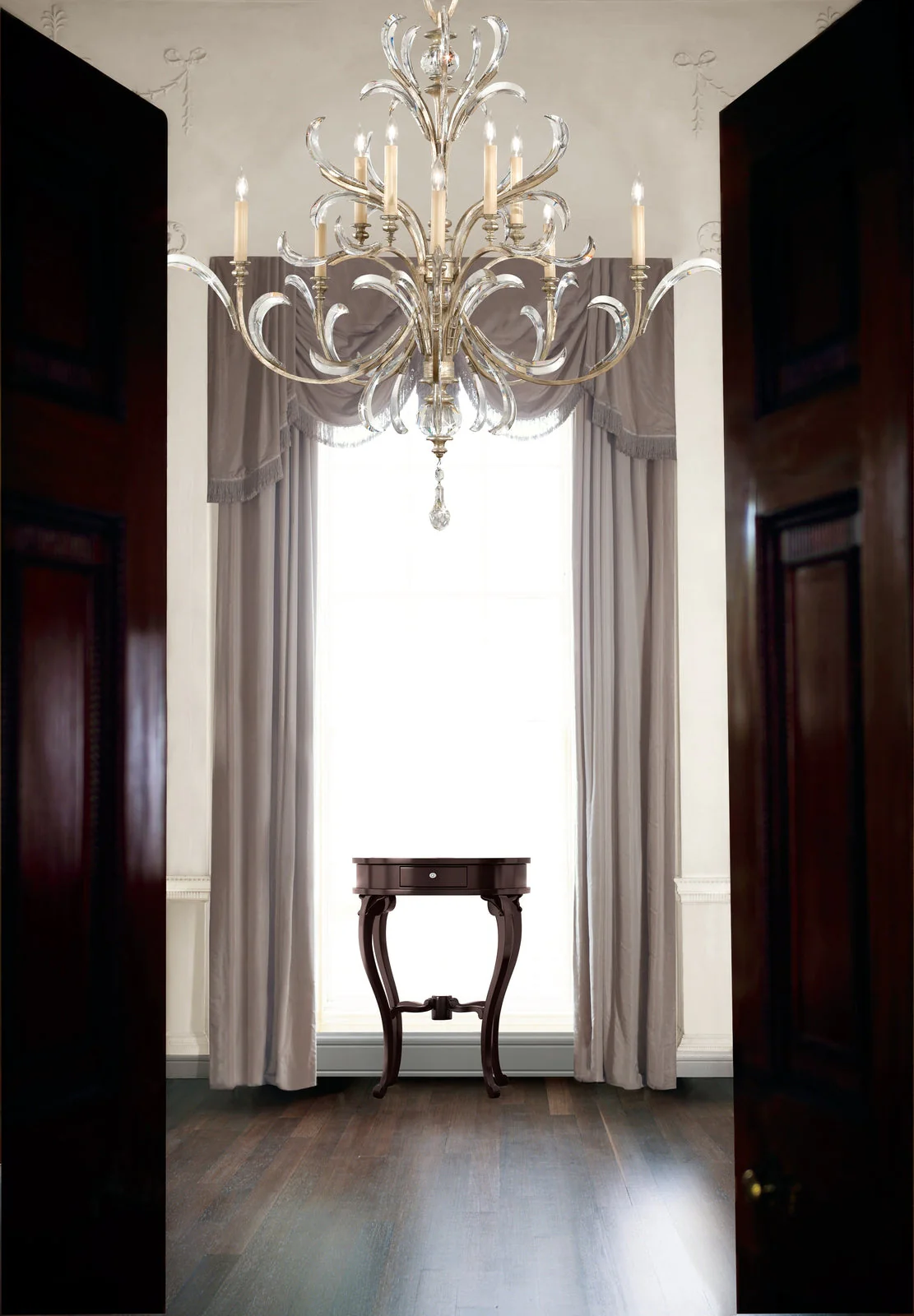Fine Art Beveled Arcs 56" Round Chandelier - Image 7