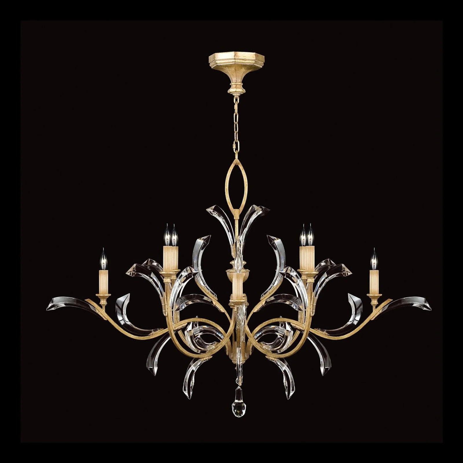 Fine Art Beveled Arcs 57" Chandelier - Image 10