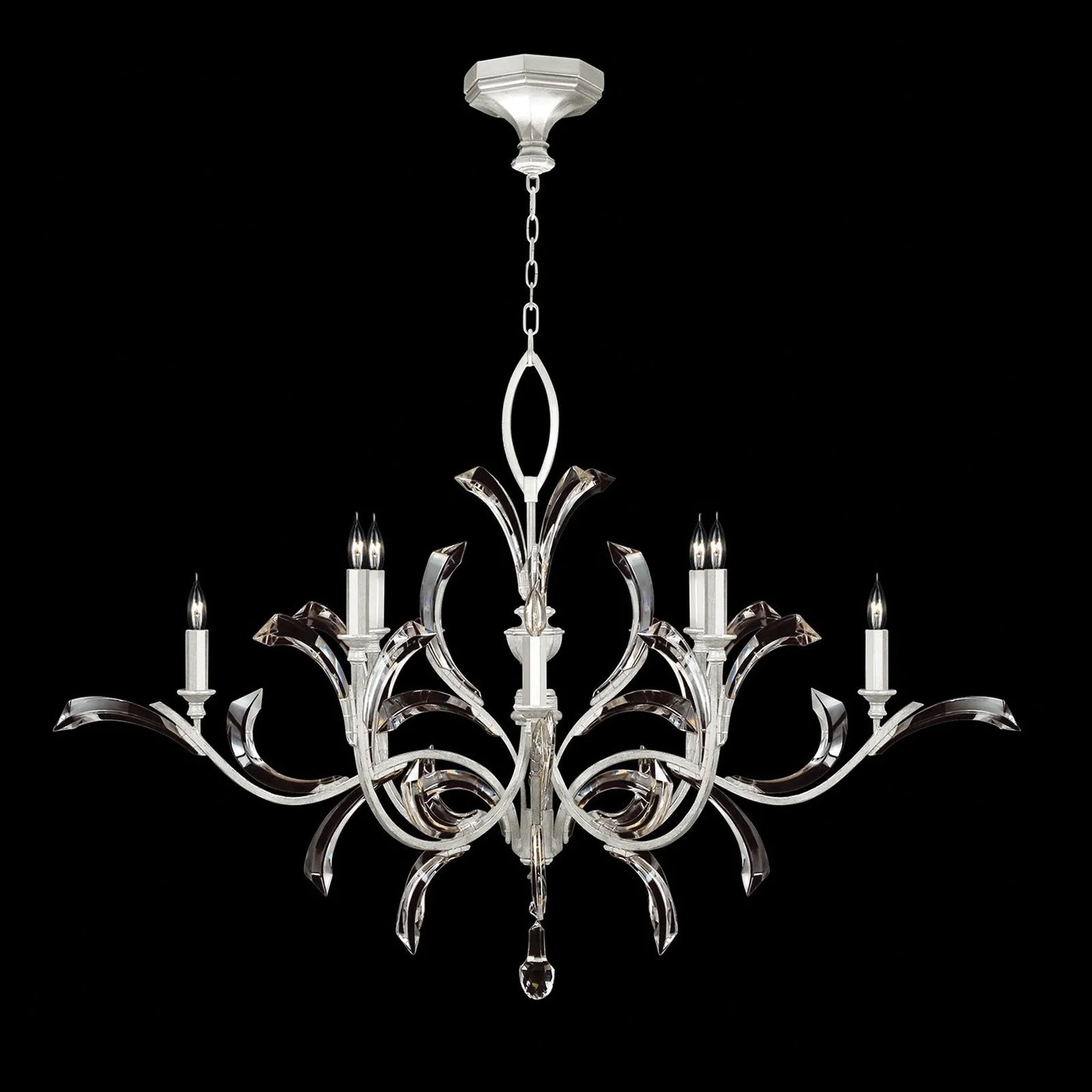 Fine Art Beveled Arcs 57" Chandelier - Image 4