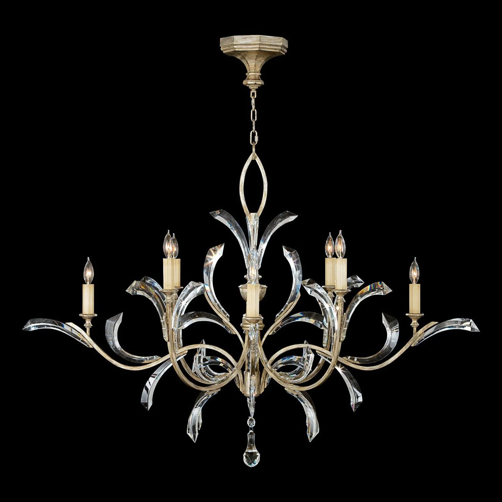 Fine Art Beveled Arcs 57" Chandelier - Image 7