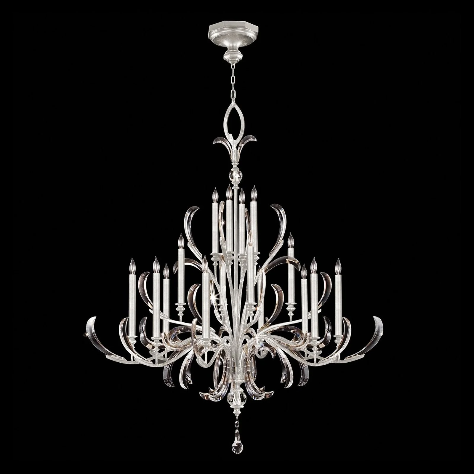 Fine Art Beveled Arcs 58" Chandelier - Image 4