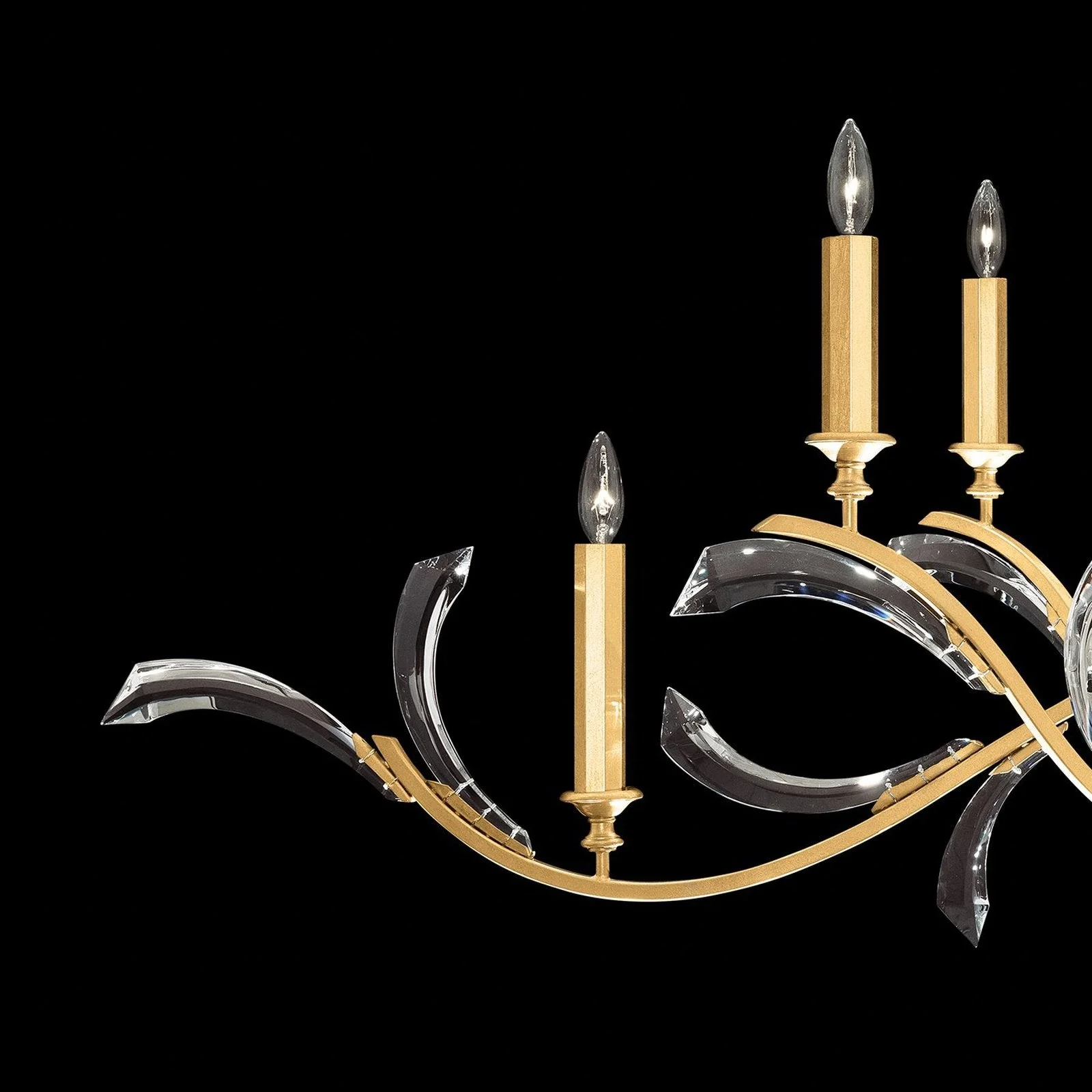 Fine Art Beveled Arcs 74" Chandelier - Image 2