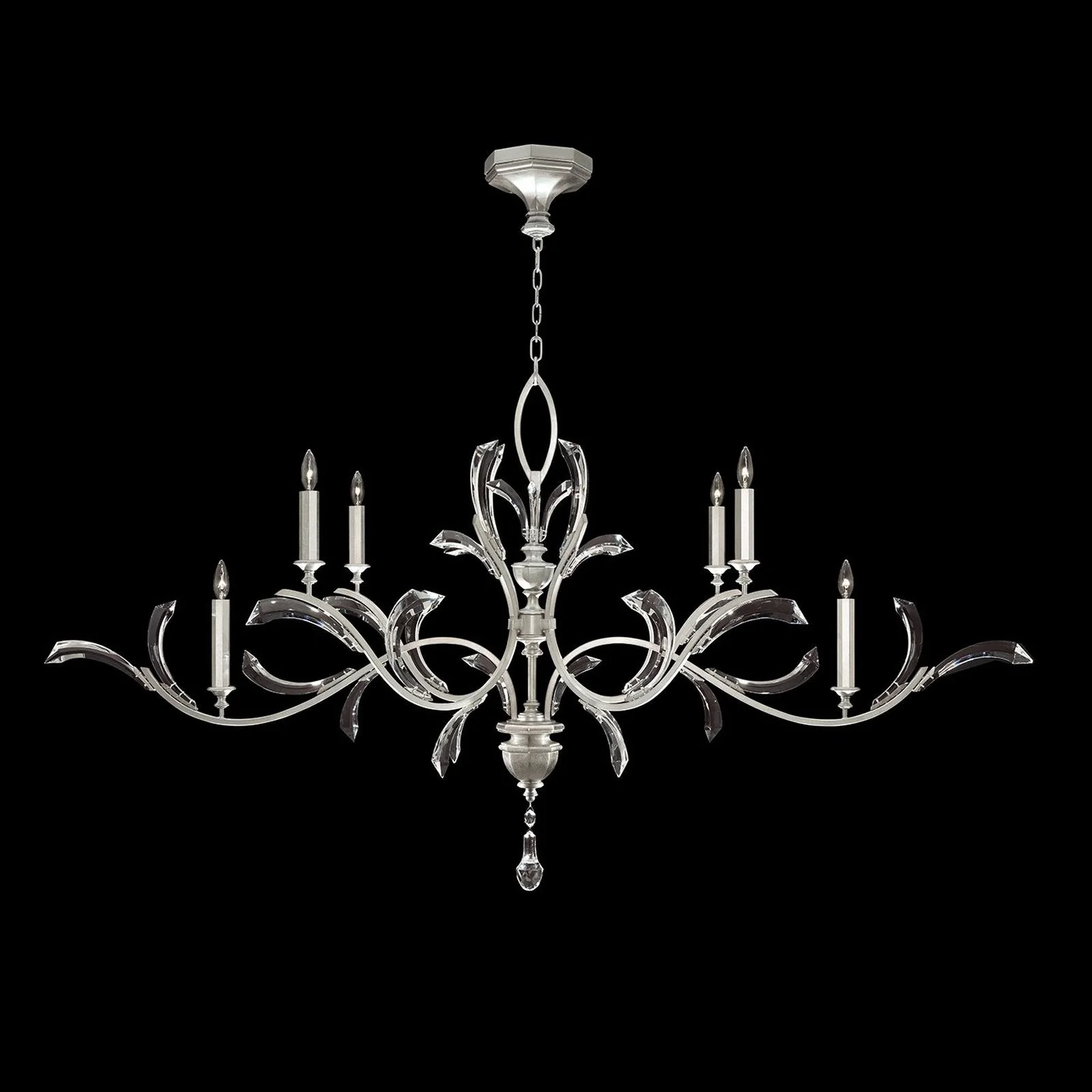 Fine Art Beveled Arcs 74" Chandelier - Image 4