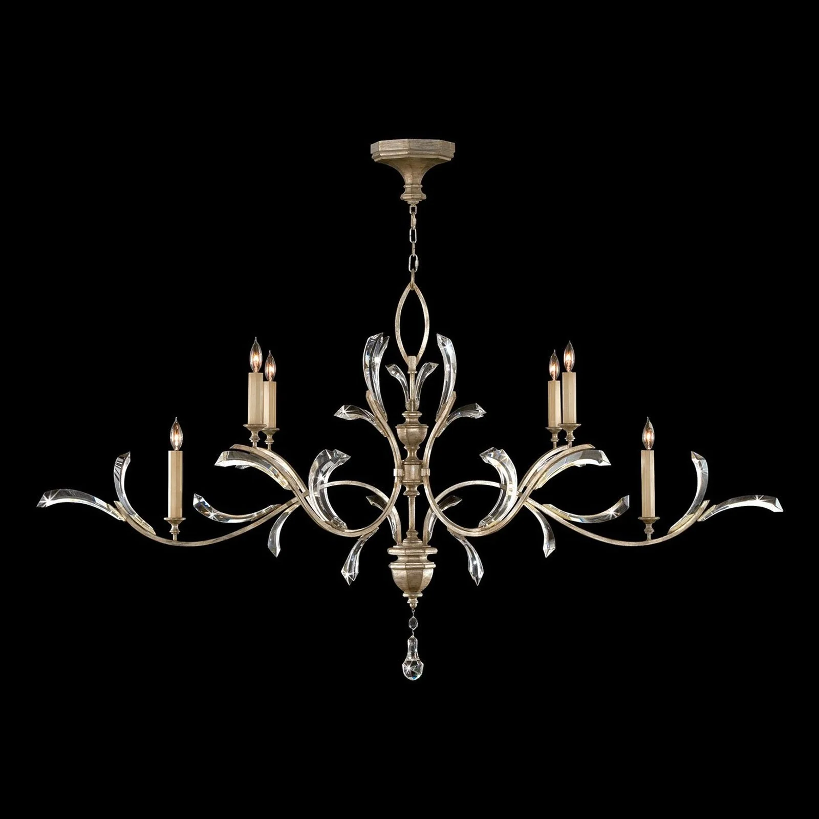 Fine Art Beveled Arcs 74" Chandelier - Image 9