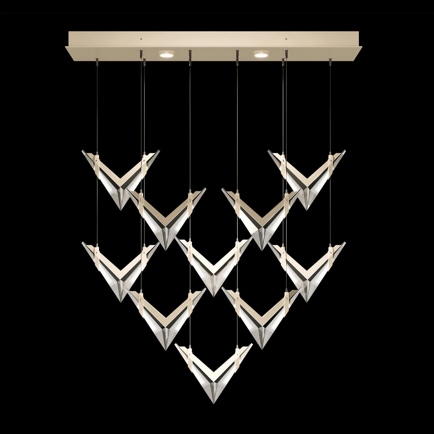 Fine Art Blade 48"W Rectangular Pendant - Image 2