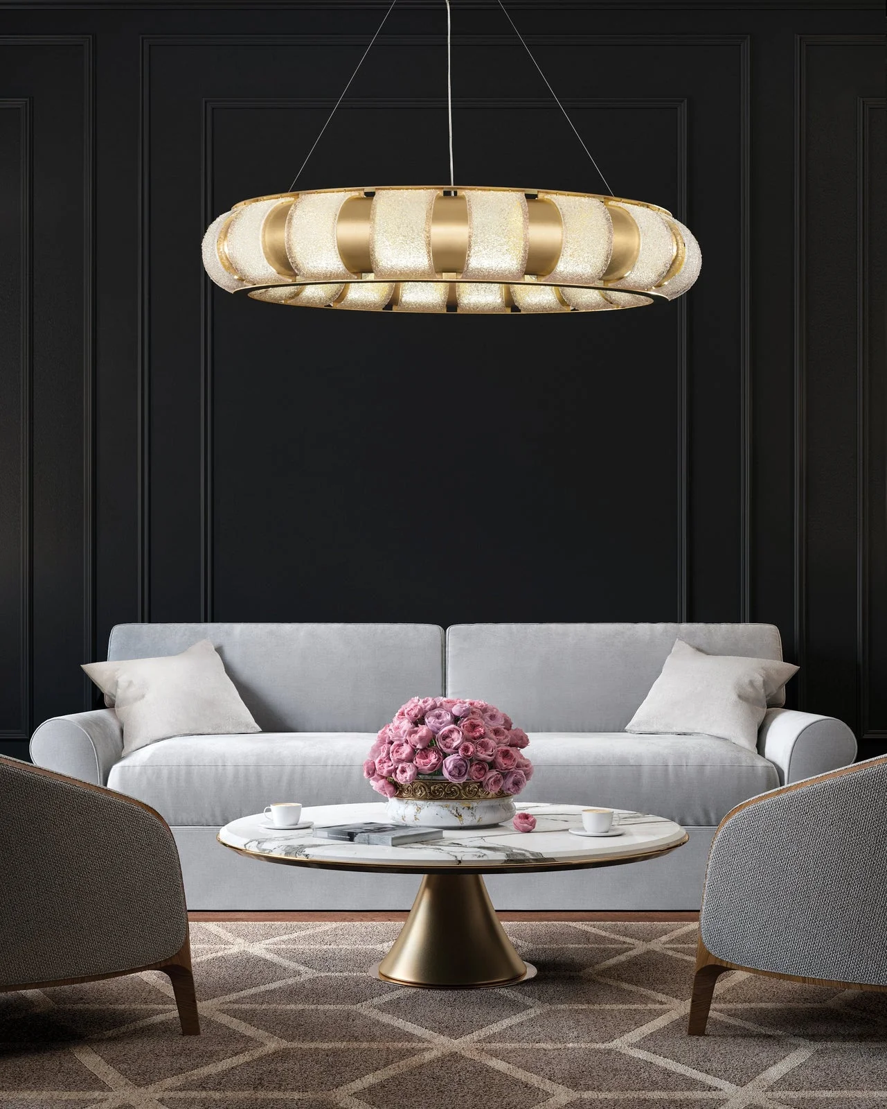 Fine Art Bond 45" Round Pendant - Image 2