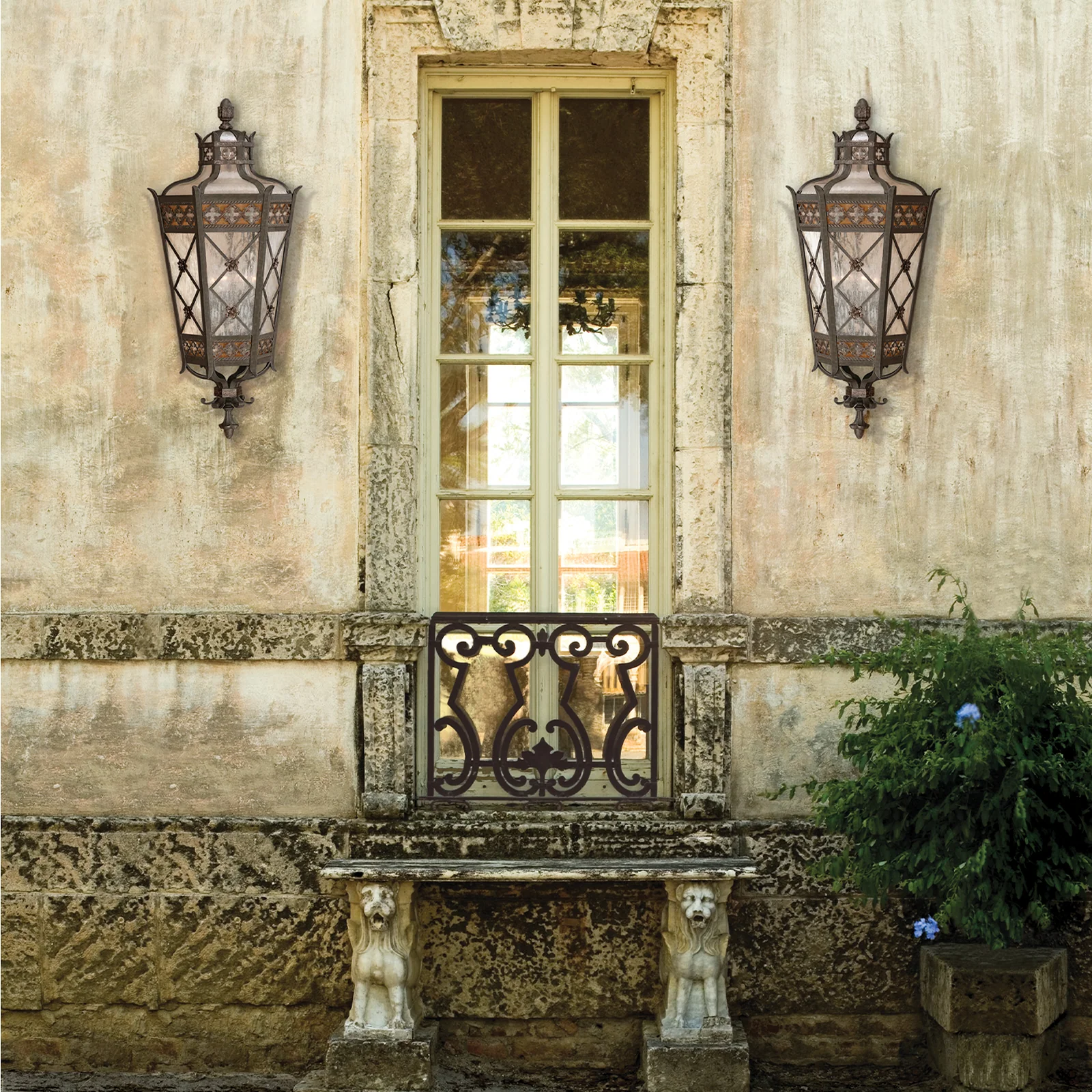 Fine Art Chateau 32" Outdoor Wall Mount - Image 4