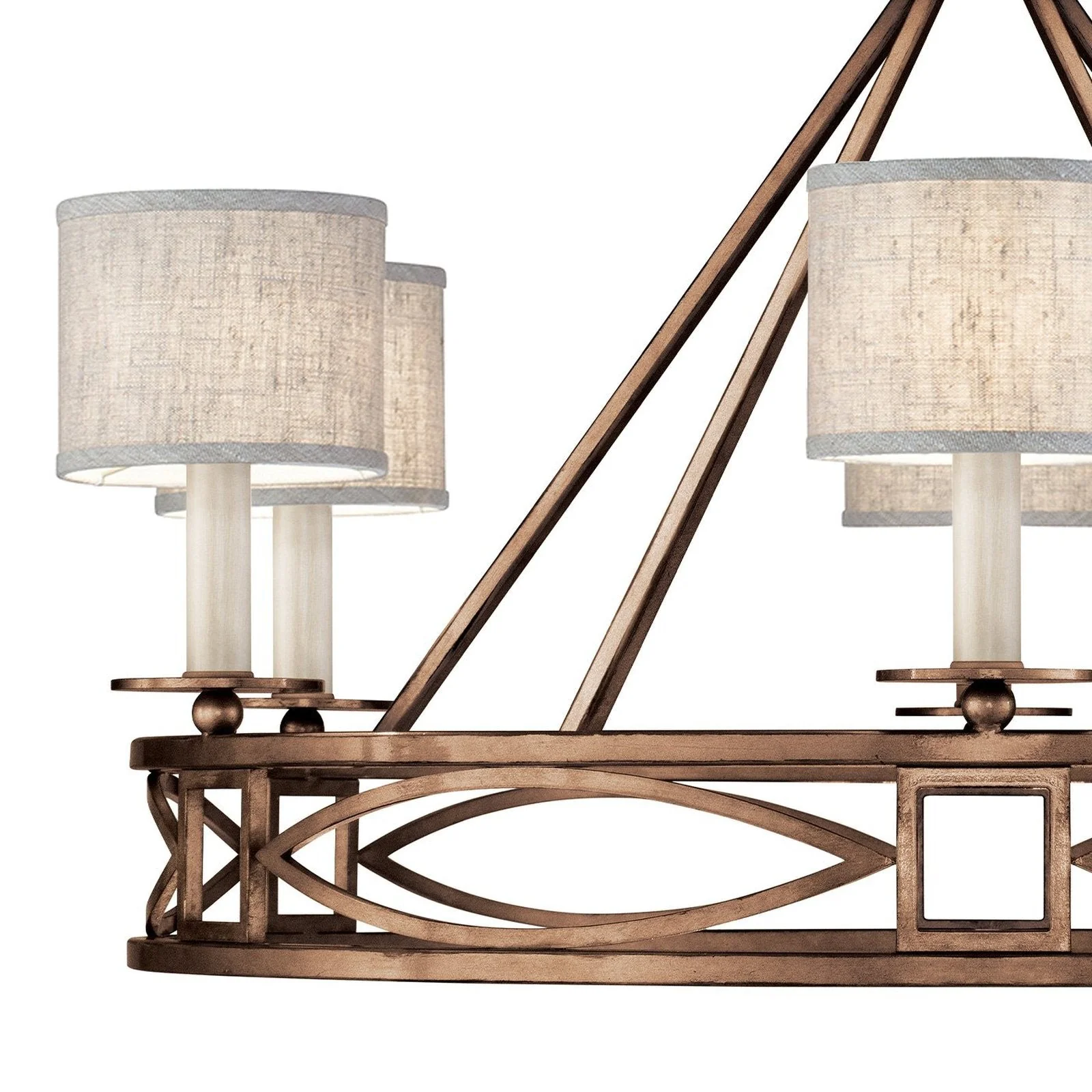 Fine Art Cienfuegos 39.5" Chandelier With Shade - Image 4