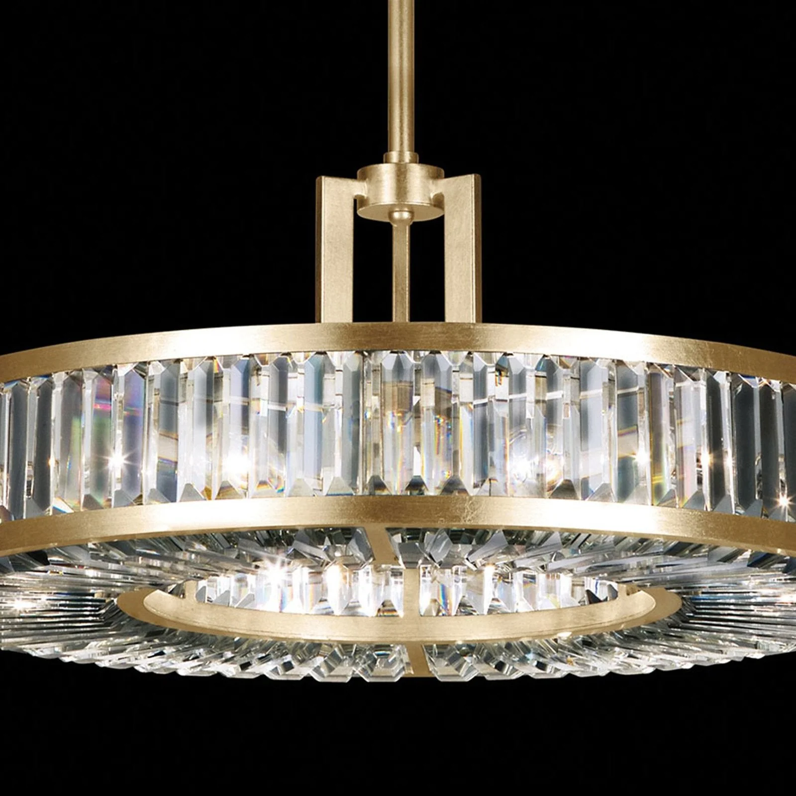 Fine Art Crystal Enchantment 29" Round Pendant - Image 4