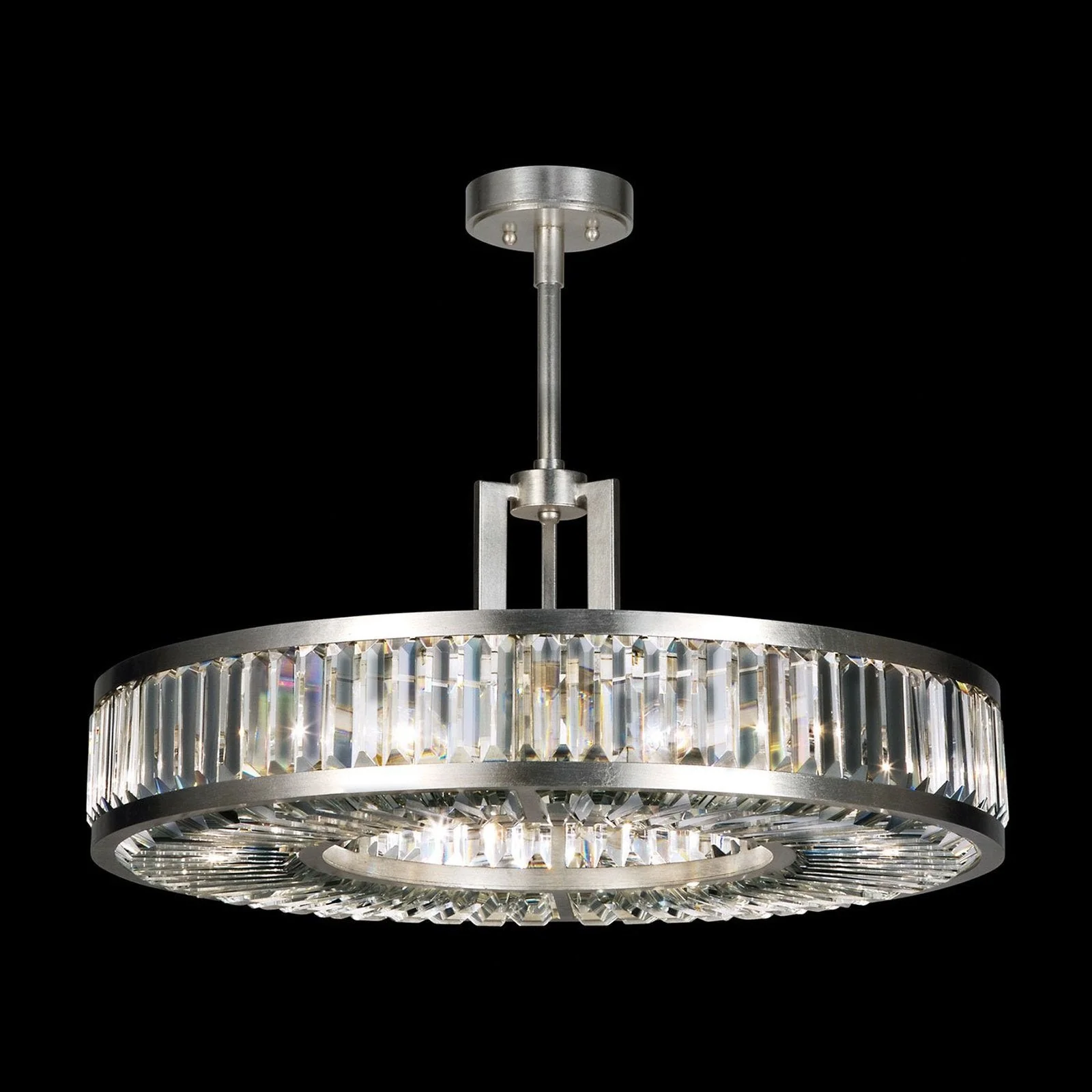 Fine Art Crystal Enchantment 29" Round Pendant - Image 5