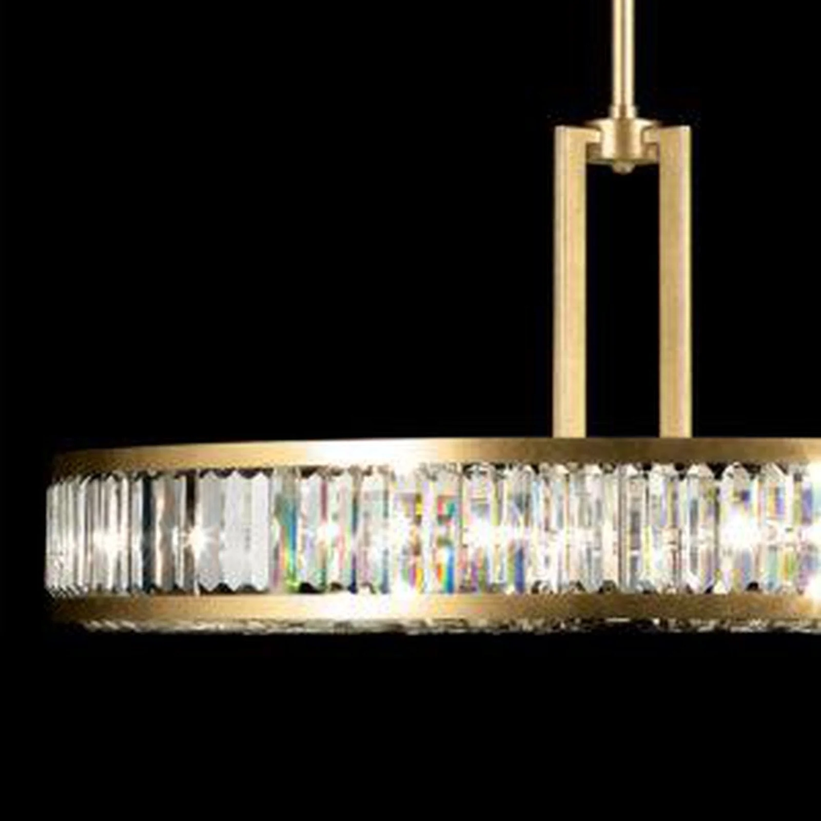 Fine Art Crystal Enchantment 37" Round Pendant - Image 2