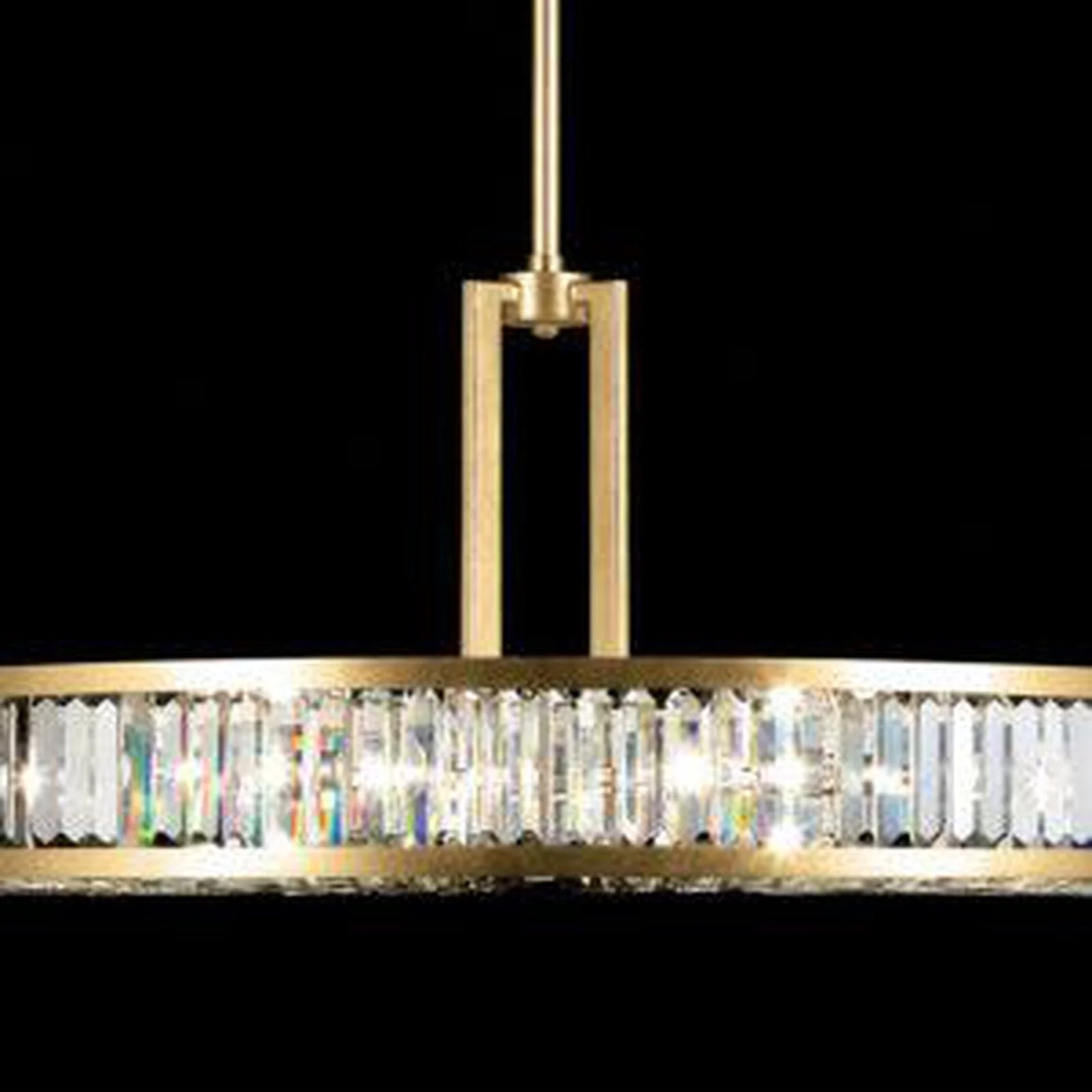 Fine Art Crystal Enchantment 37" Round Pendant - Image 3