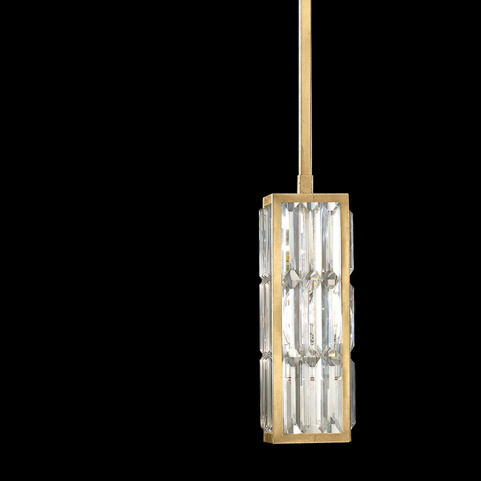 Fine Art Crystal Enchantment 5" Square Drop Light - Image 2