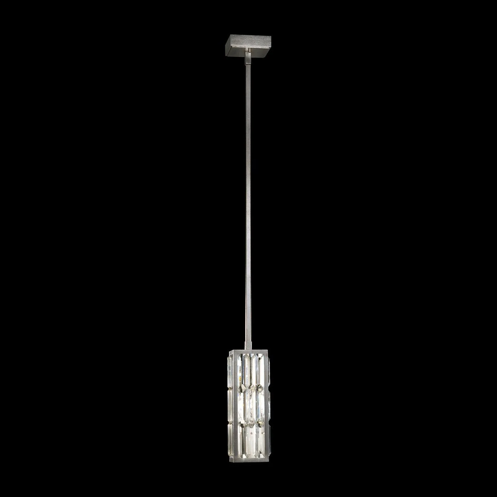 Fine Art Crystal Enchantment 5" Square Drop Light - Image 4