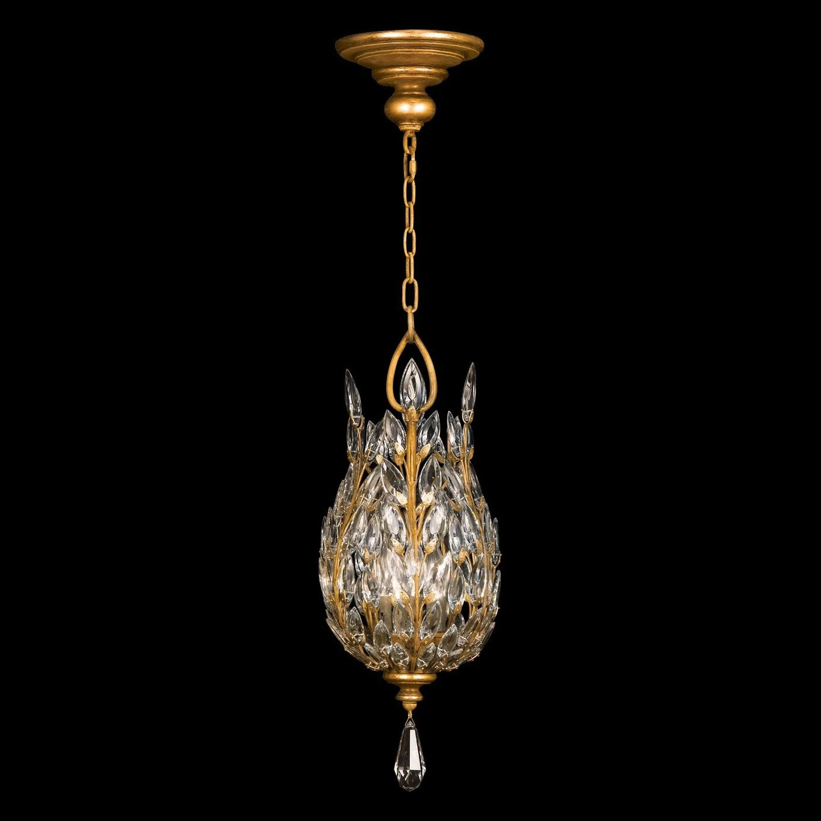 Fine Art Crystal Laurel 11" Round Pendant - Image 5