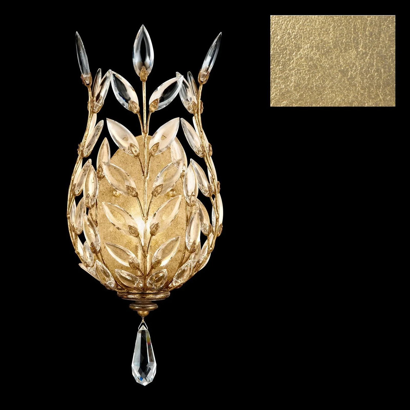Fine Art Crystal Laurel 17" Sconce - Image 8