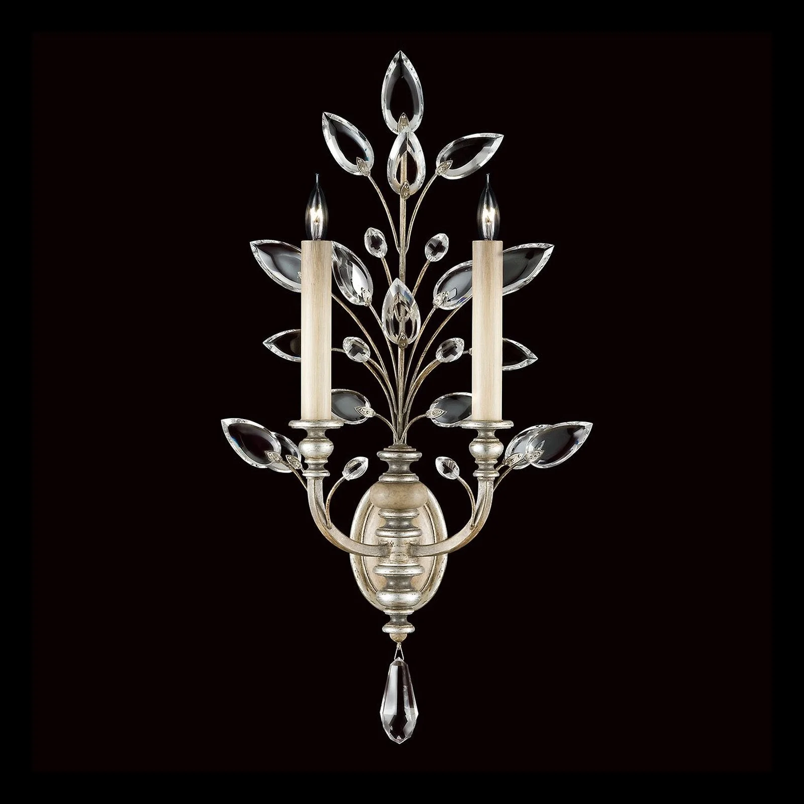 Fine Art Crystal Laurel 28" Sconce - Image 4