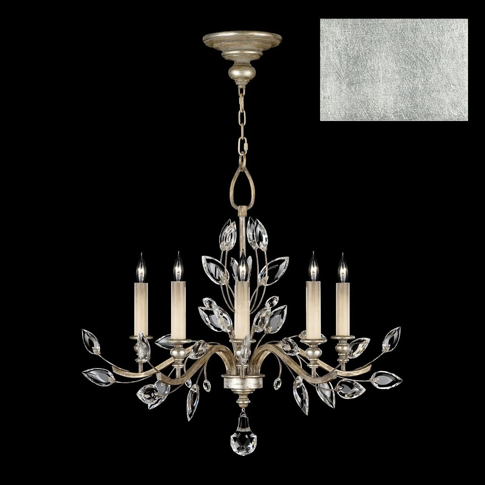 Fine Art Crystal Laurel 32" Round Chandelier - Image 10