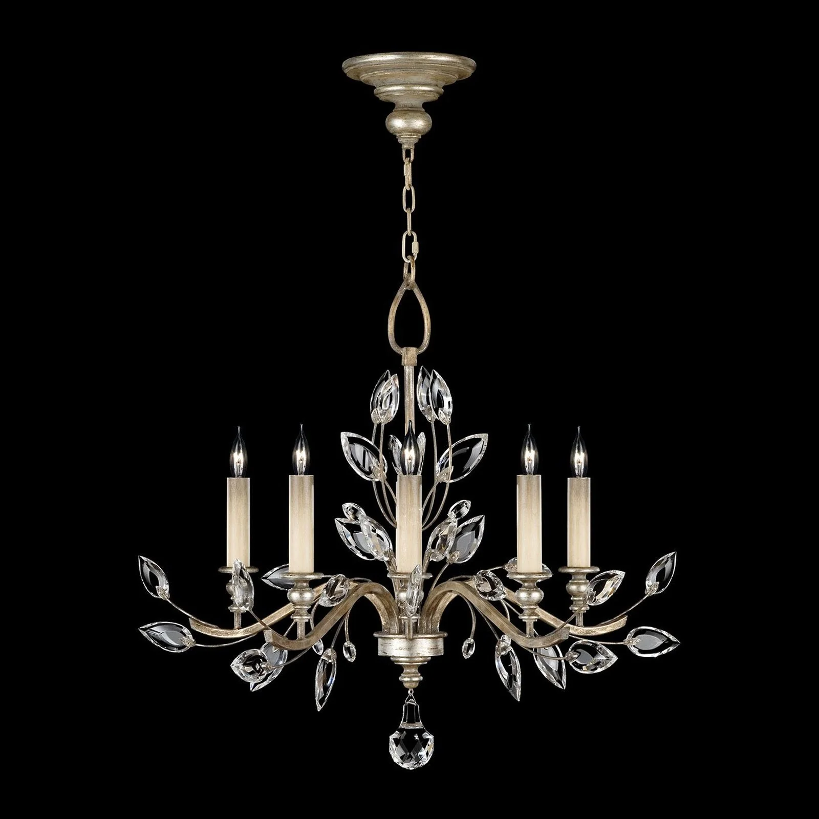 Fine Art Crystal Laurel 32" Round Chandelier - Image 4