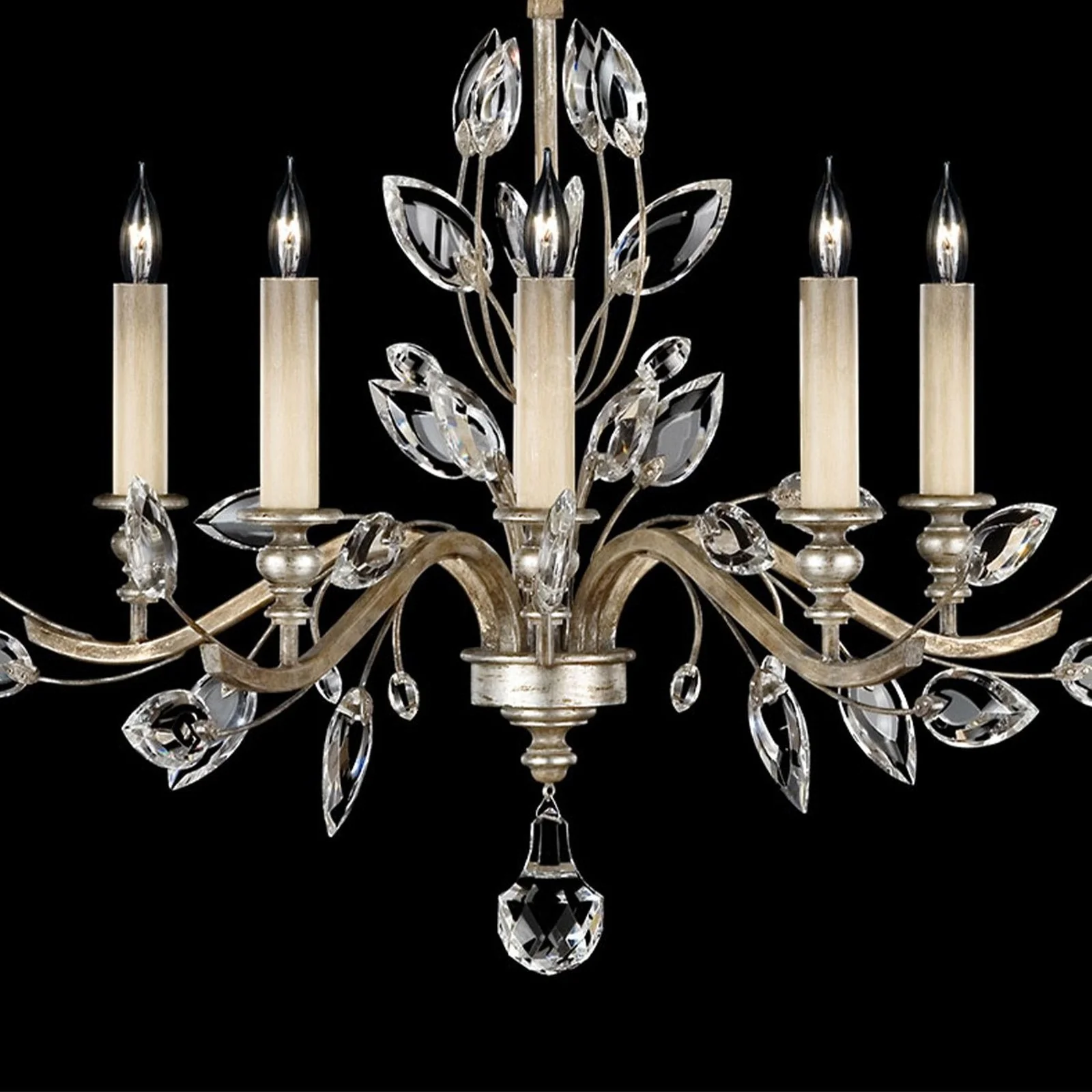 Fine Art Crystal Laurel 32" Round Chandelier - Image 7