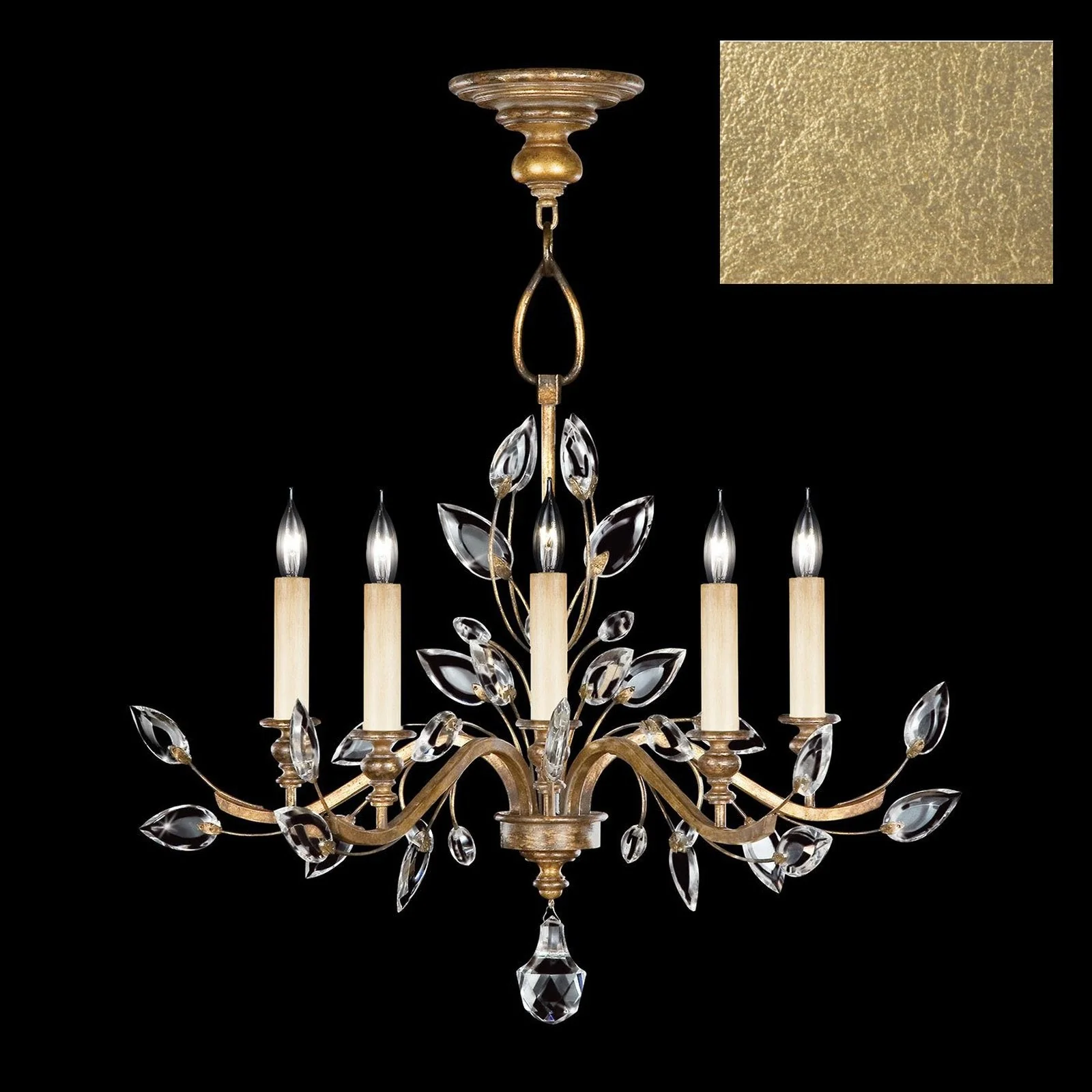 Fine Art Crystal Laurel 32" Round Chandelier - Image 8