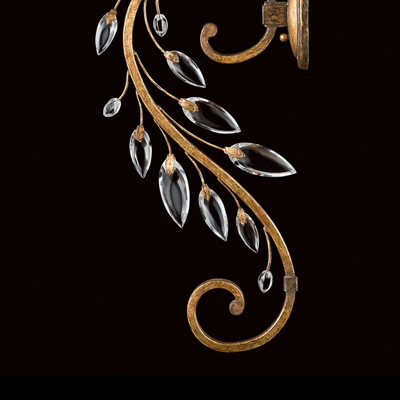 Fine Art Crystal Laurel 33" Sconce - Image 2