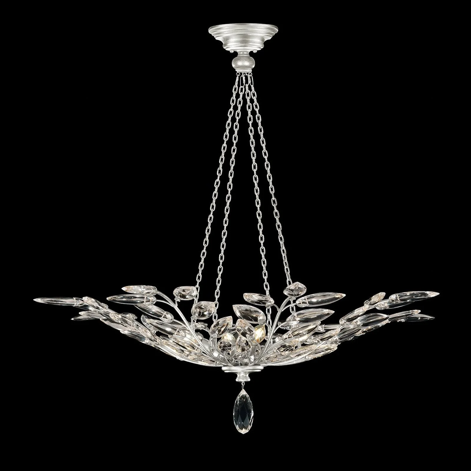 Fine Art Crystal Laurel 35" Round Pendant - Image 11