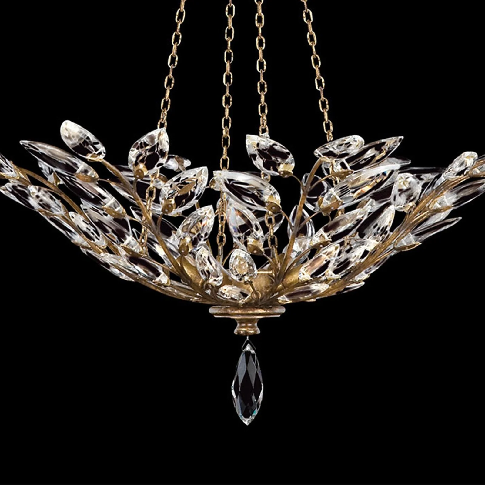 Fine Art Crystal Laurel 35" Round Pendant - Image 3