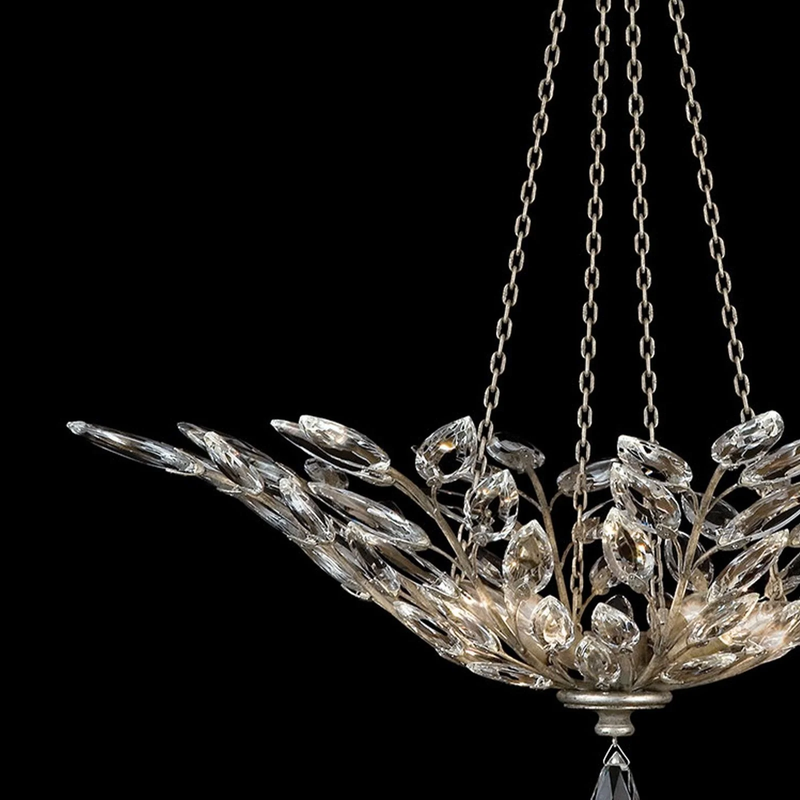 Fine Art Crystal Laurel 35" Round Pendant - Image 5