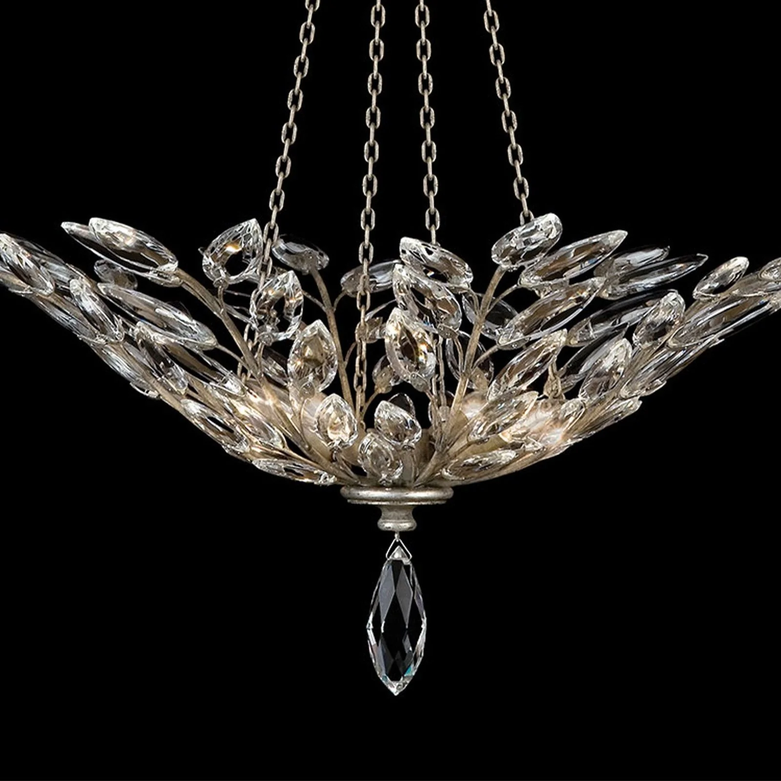 Fine Art Crystal Laurel 35" Round Pendant - Image 6