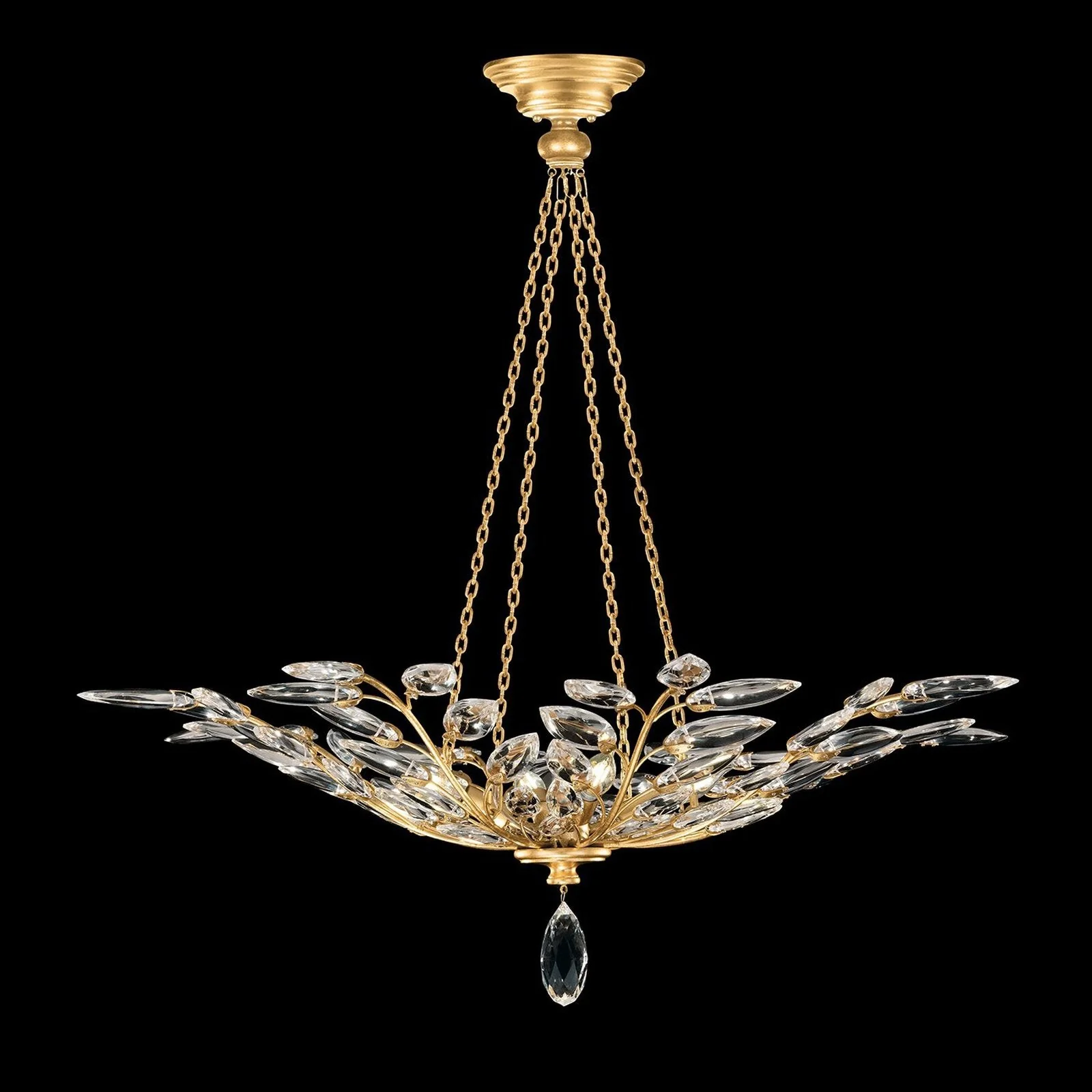 Fine Art Crystal Laurel 35" Round Pendant - Image 7