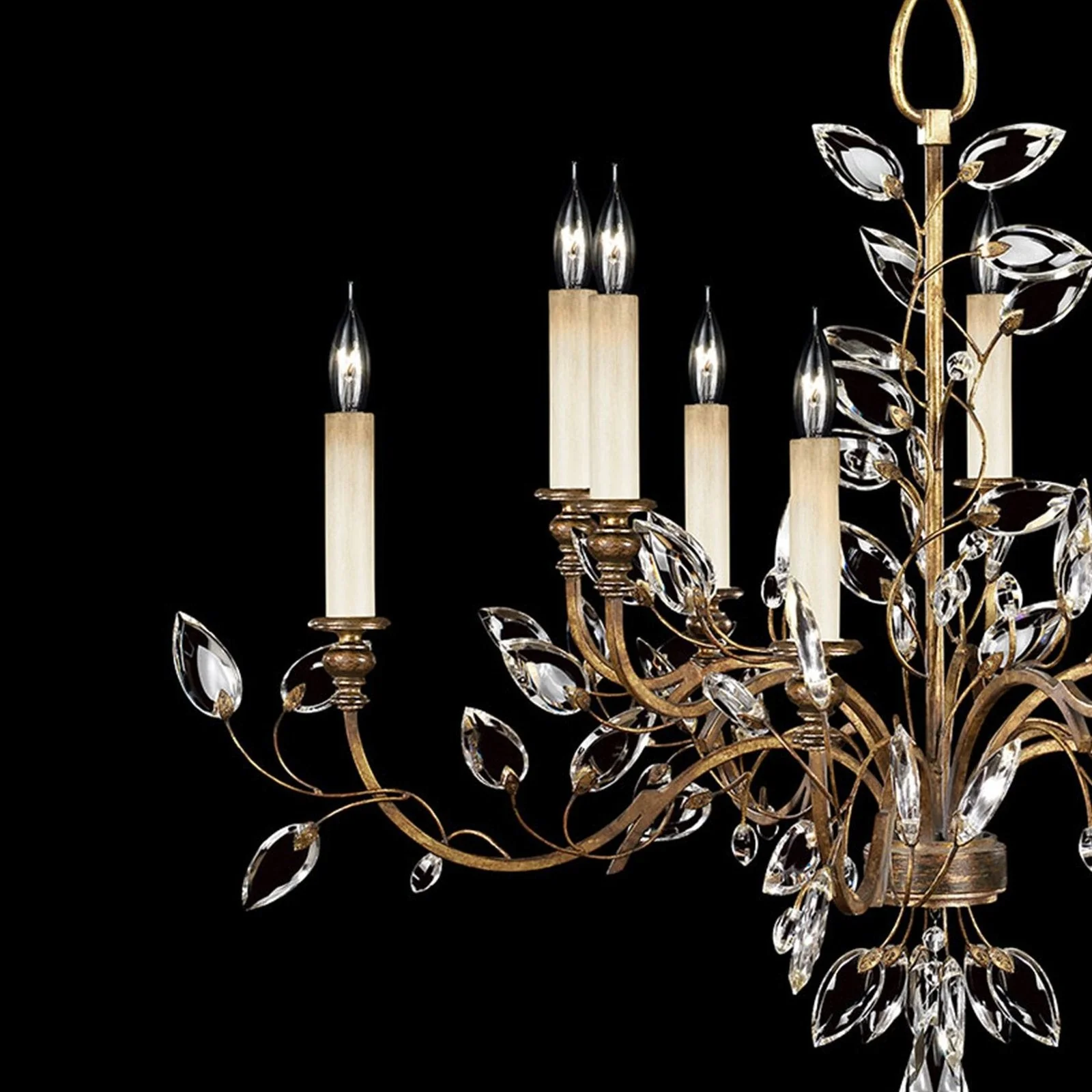 Fine Art Crystal Laurel 43" Round Chandelier - Image 2