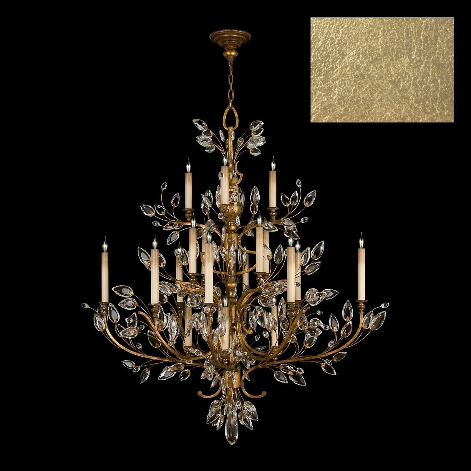 Fine Art Crystal Laurel 45" Round Chandelier - Image 7
