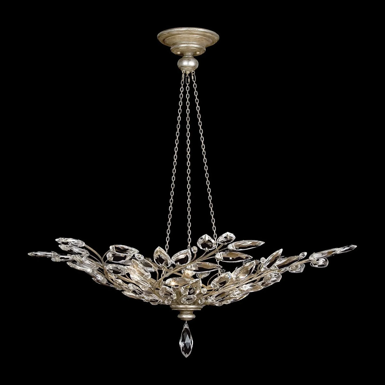 Fine Art Crystal Laurel 47" Round Pendant - Image 5