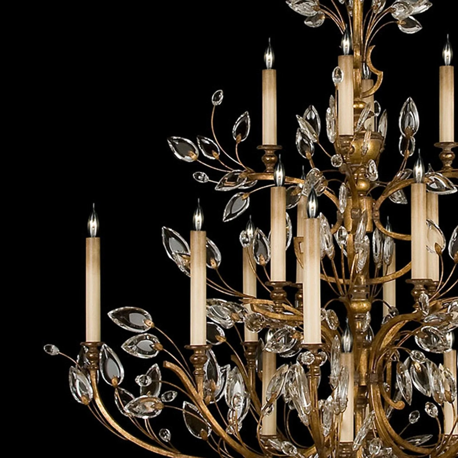 Fine Art Crystal Laurel 57" Round Chandelier - Image 2