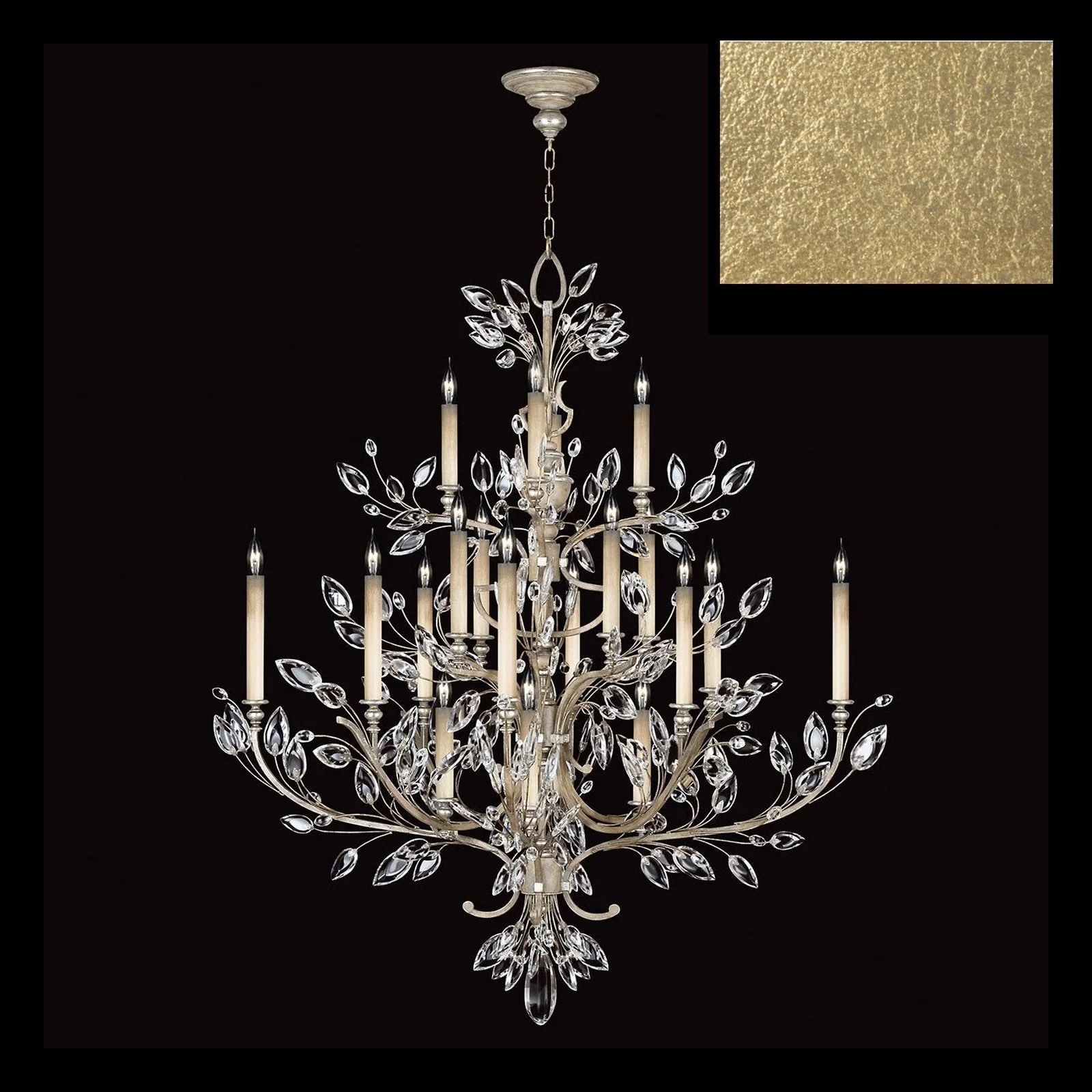 Fine Art Crystal Laurel 57" Round Chandelier - Image 7