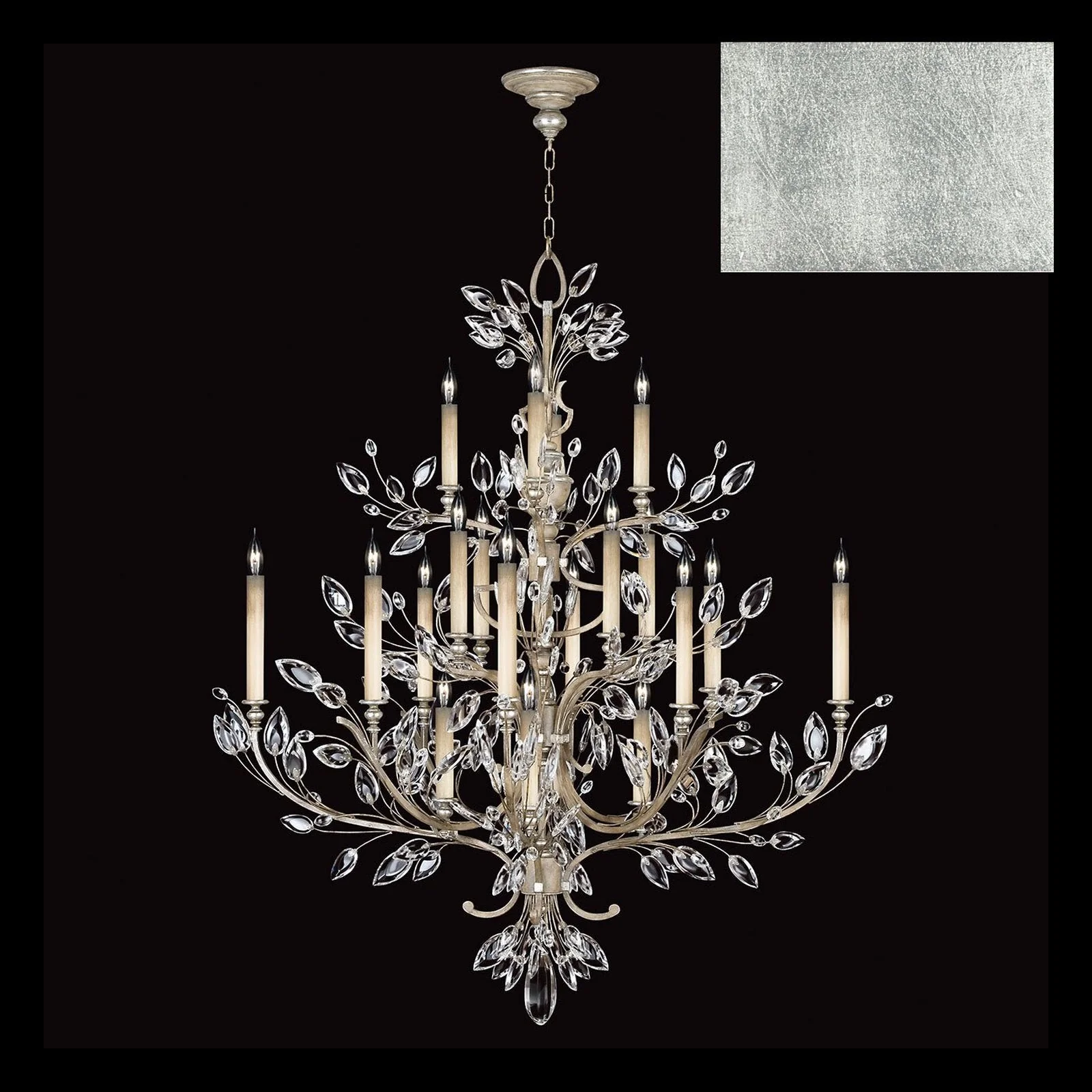 Fine Art Crystal Laurel 57" Round Chandelier - Image 9