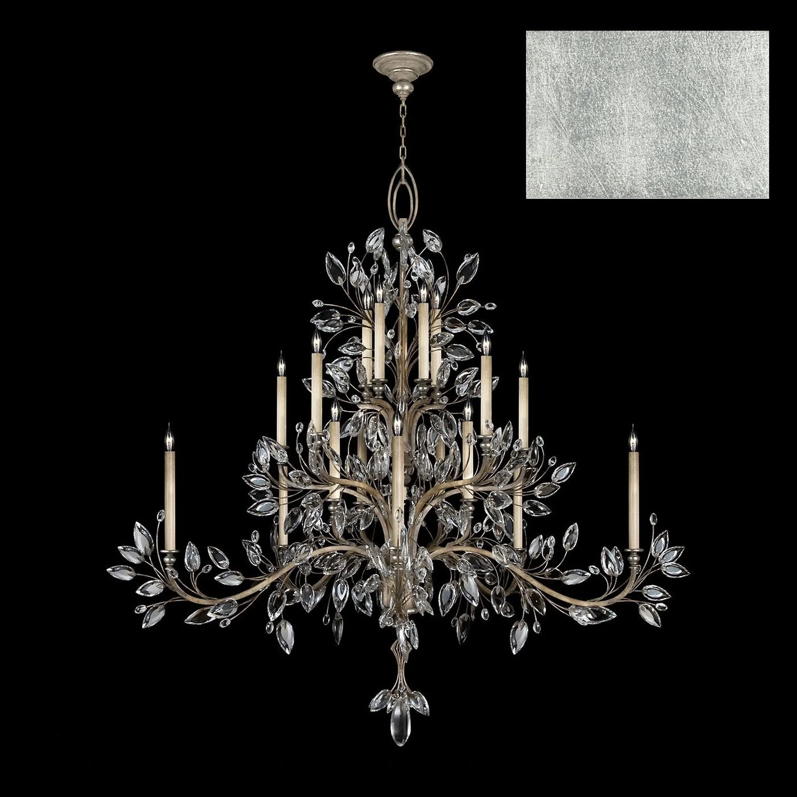 Fine Art Crystal Laurel 75" Round Chandelier - Image 11